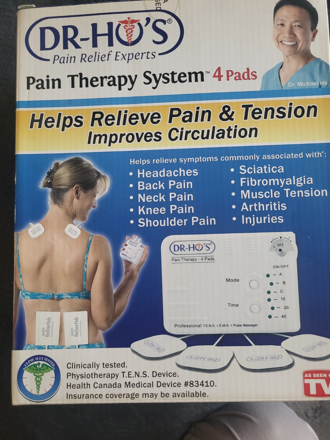 Dr-Ho's Pain Therapy System 4 Pads