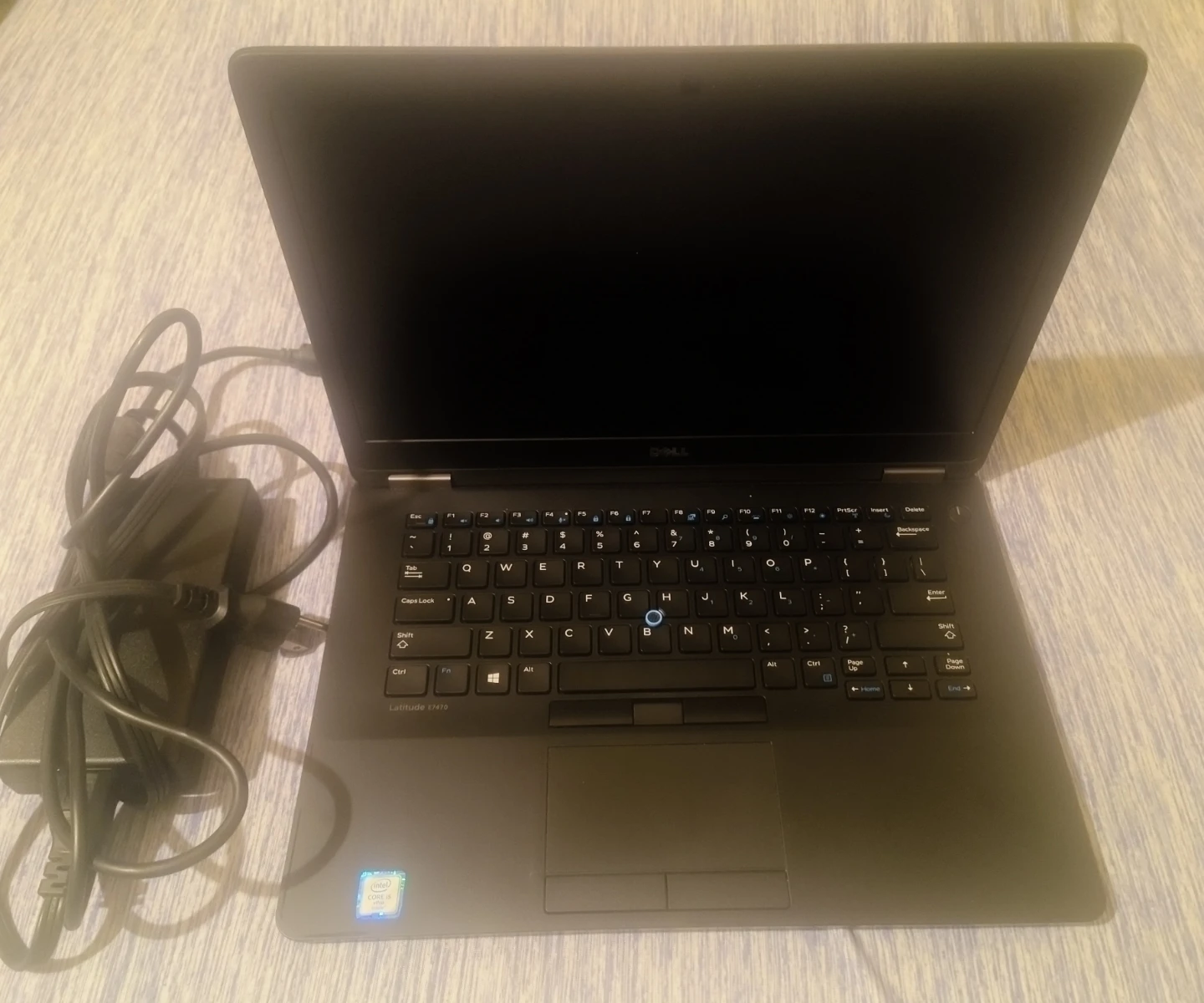 Dell Latitude E7470 Laptop with Power Adapter