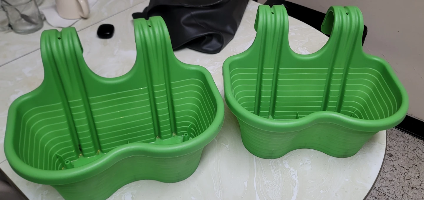 Green Hanging Planters - Set of 2