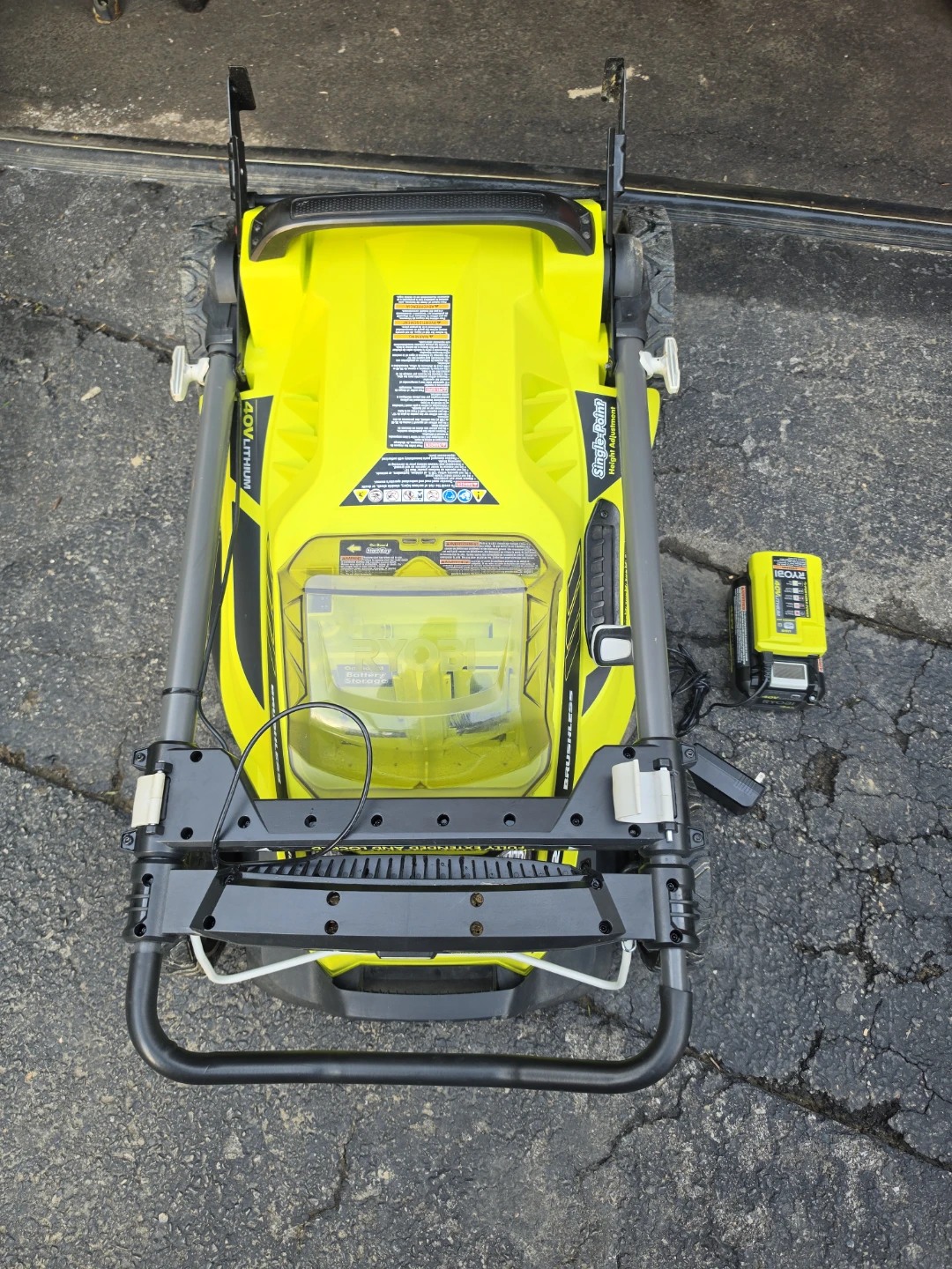 Ryobi 40V Lithium Brushless 20-Inch Electric Lawn Mower - photo 3