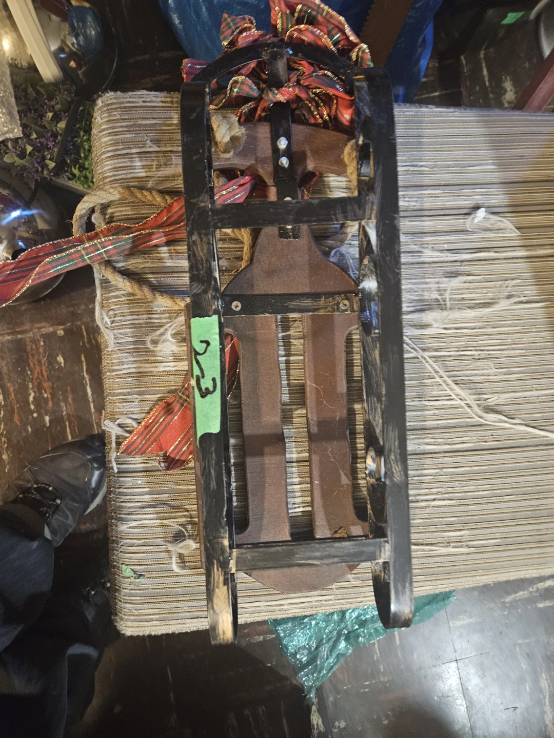 Decorative Wooden Sled - photo 2