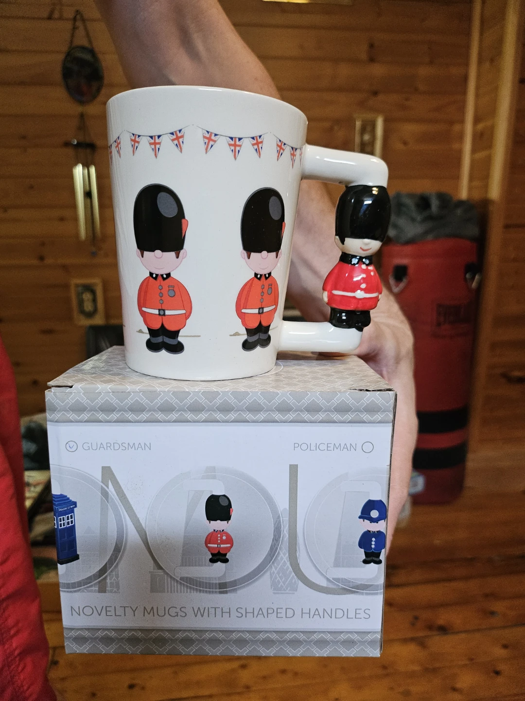 Novelty Mug with Guardsman Shaped Handle