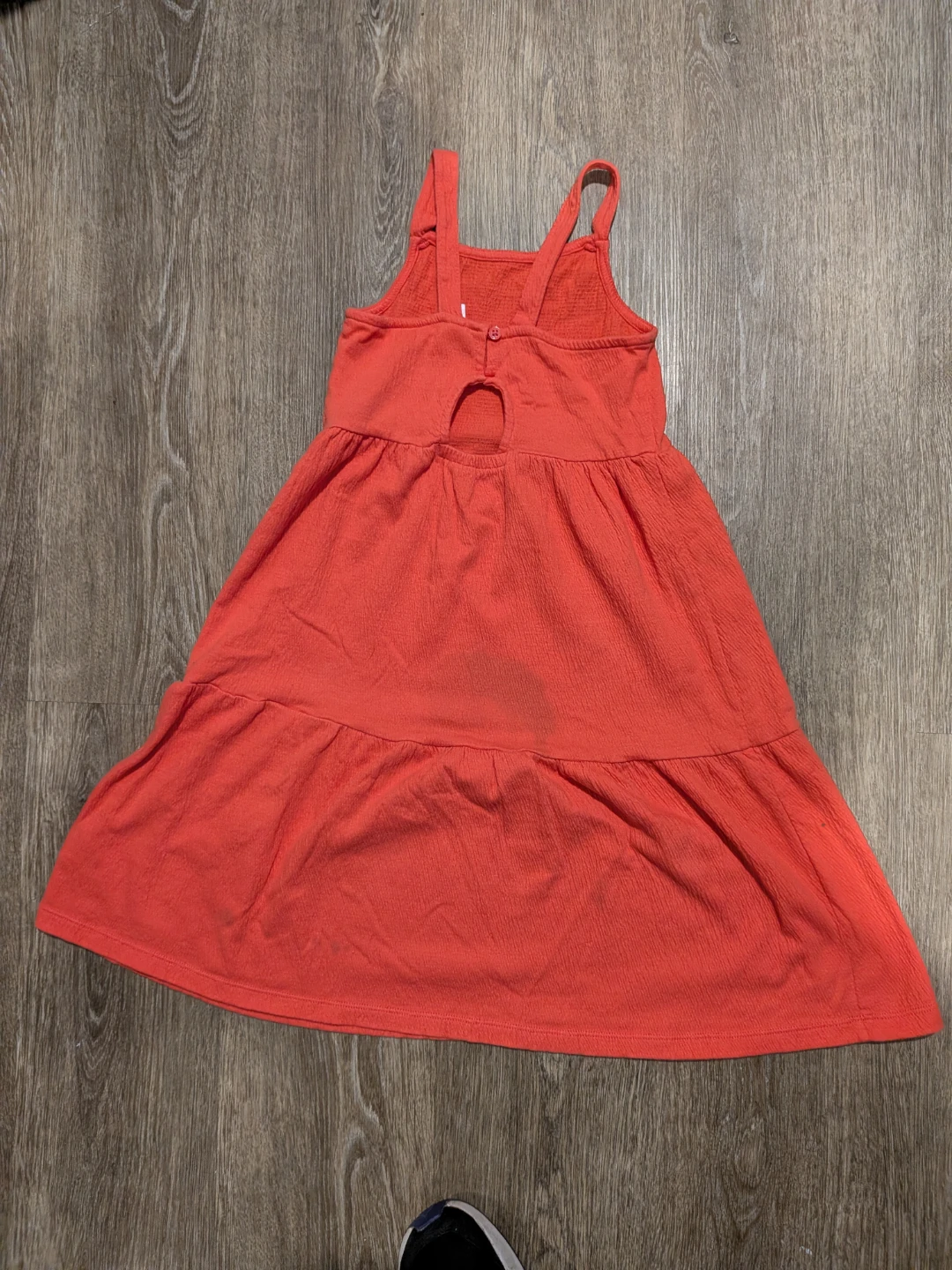 Carter's Kid's Coral Tiered Dress ⚽ - photo 4