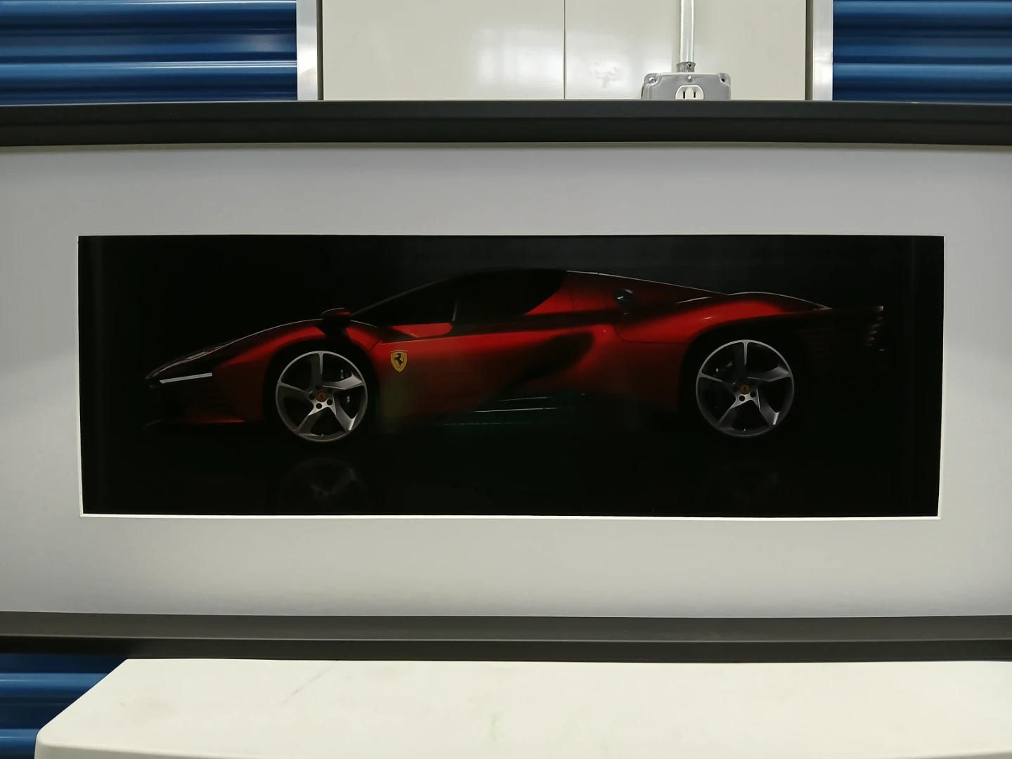 Framed Ferrari Supercar Print