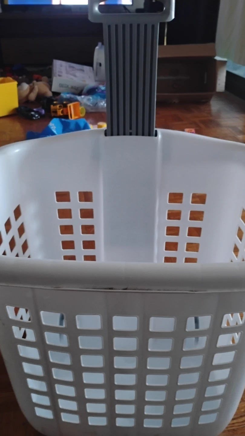 Laundry basket with wheels and Handle - photo 4