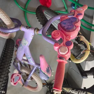 Girls' Purple Bike with Pink Accents