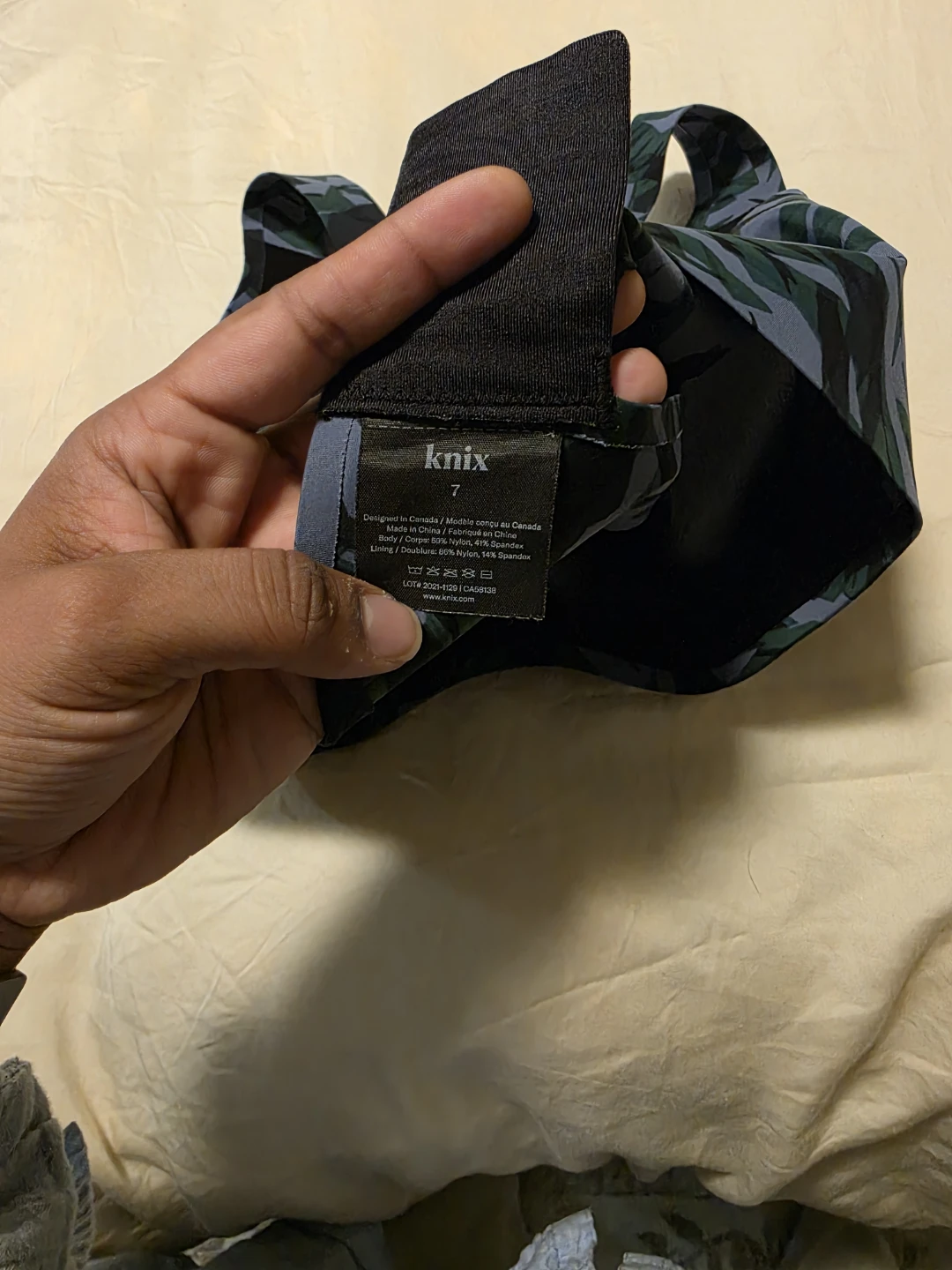 Knix Sports Bra Size 7 - Camo Pattern - photo 3