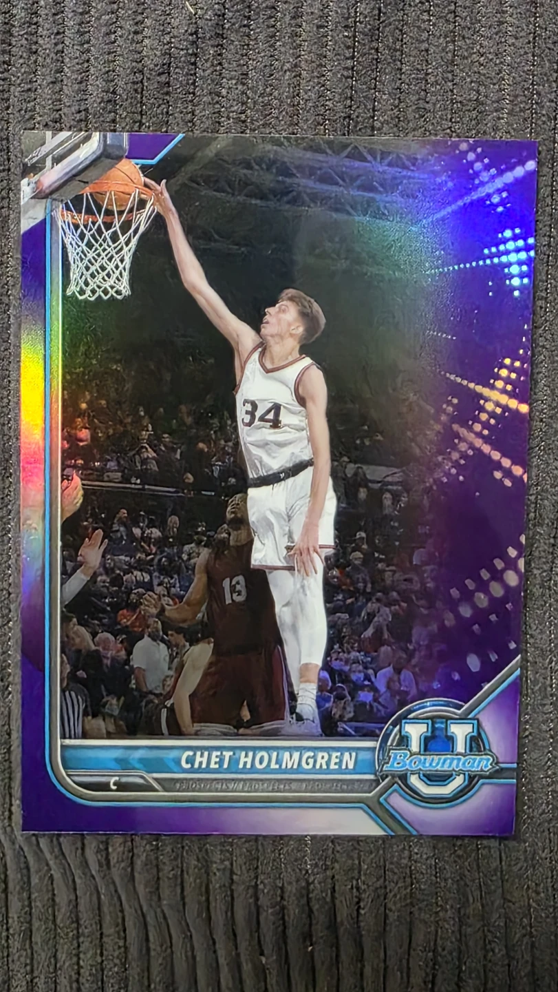 Chet Holmgren Bowman Rookie Card
