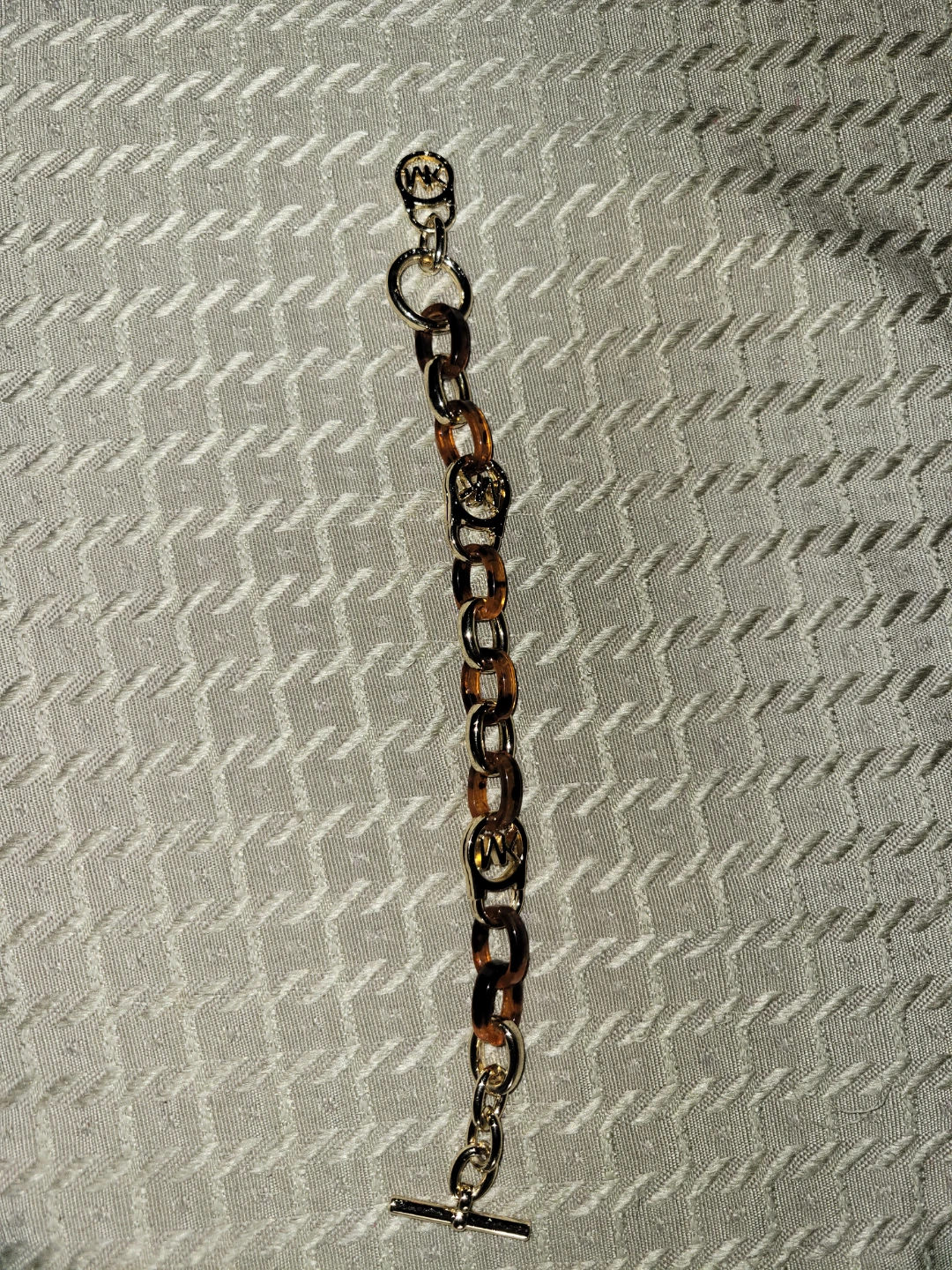 Michael Kors Link Bracelet Gold Tortoiseshell