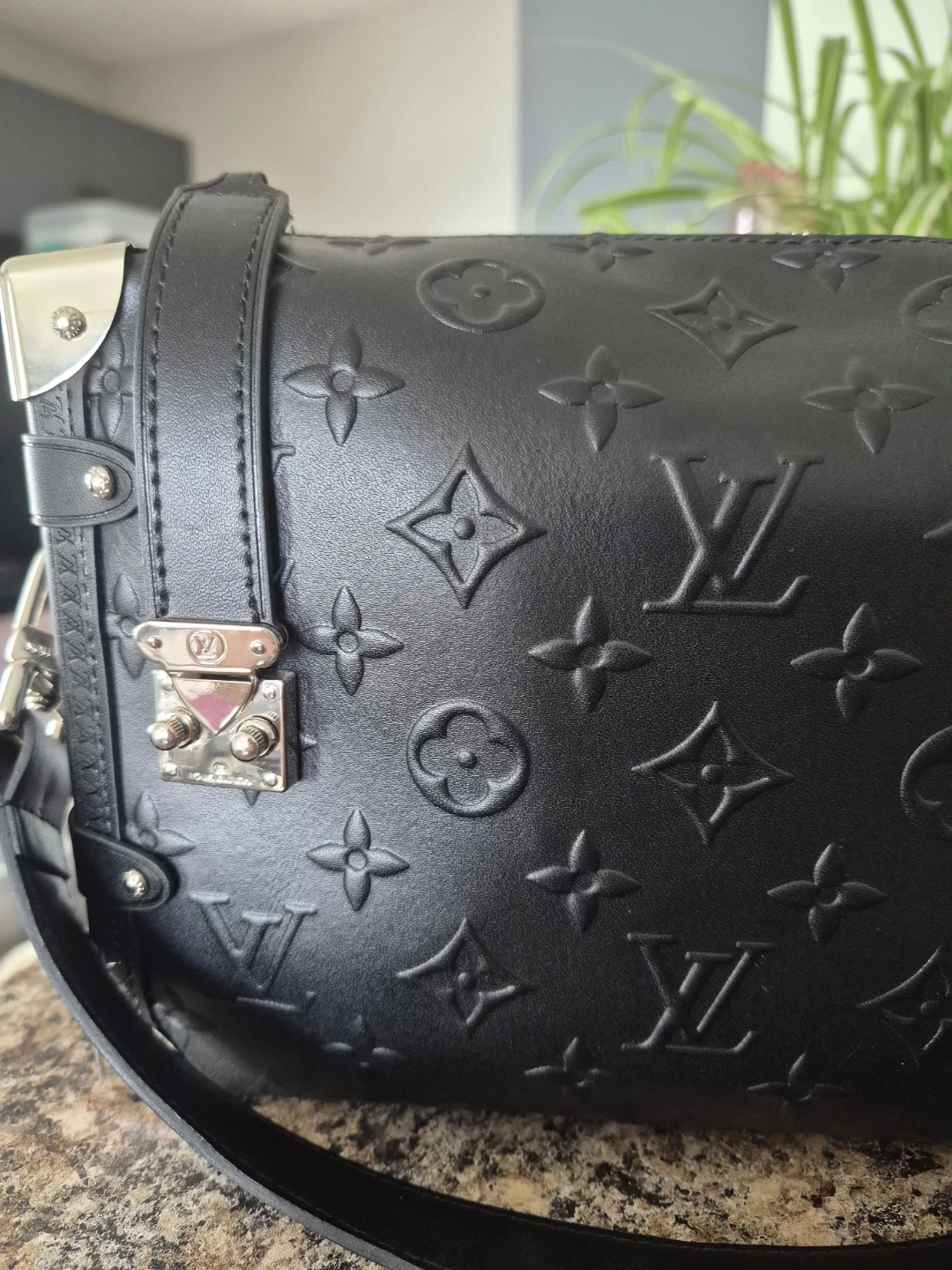 Louis Vuitton Black Leather Monogram Trunk Bag - photo 2