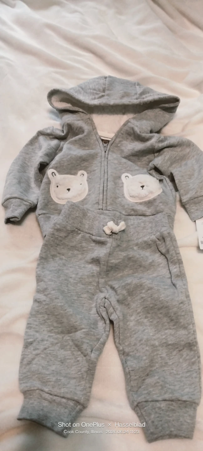 Carter's Baby Bear Hoodie Outfit Set - photo 3