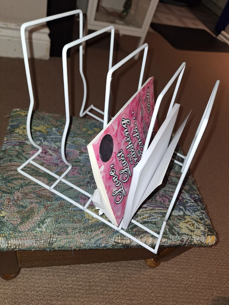 White Metal Magazine / Letter Holder - photo 2