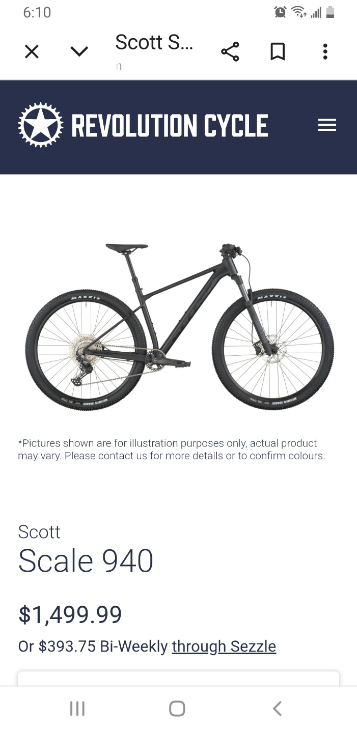 Scott Scale 940 Mountain Bike