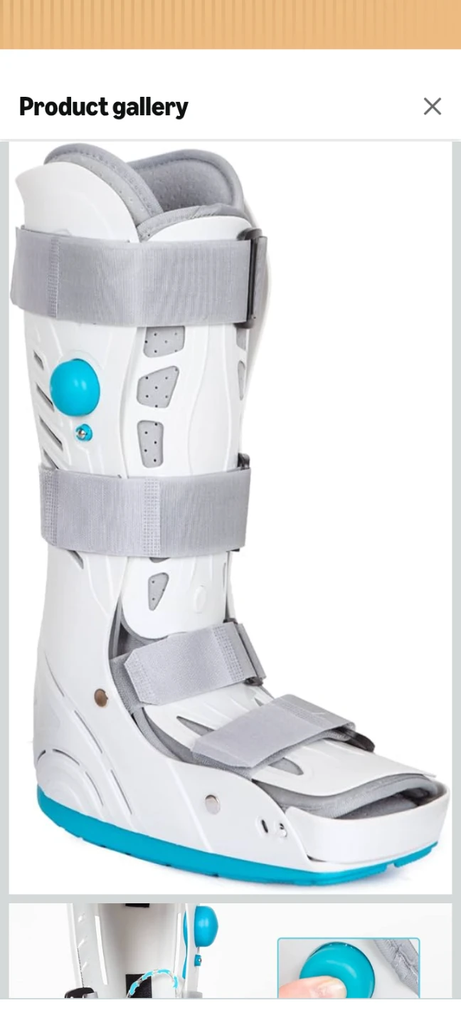 New.   GHORTHOUD Medical Inflatable Walker Boot - Size Medium - photo 3