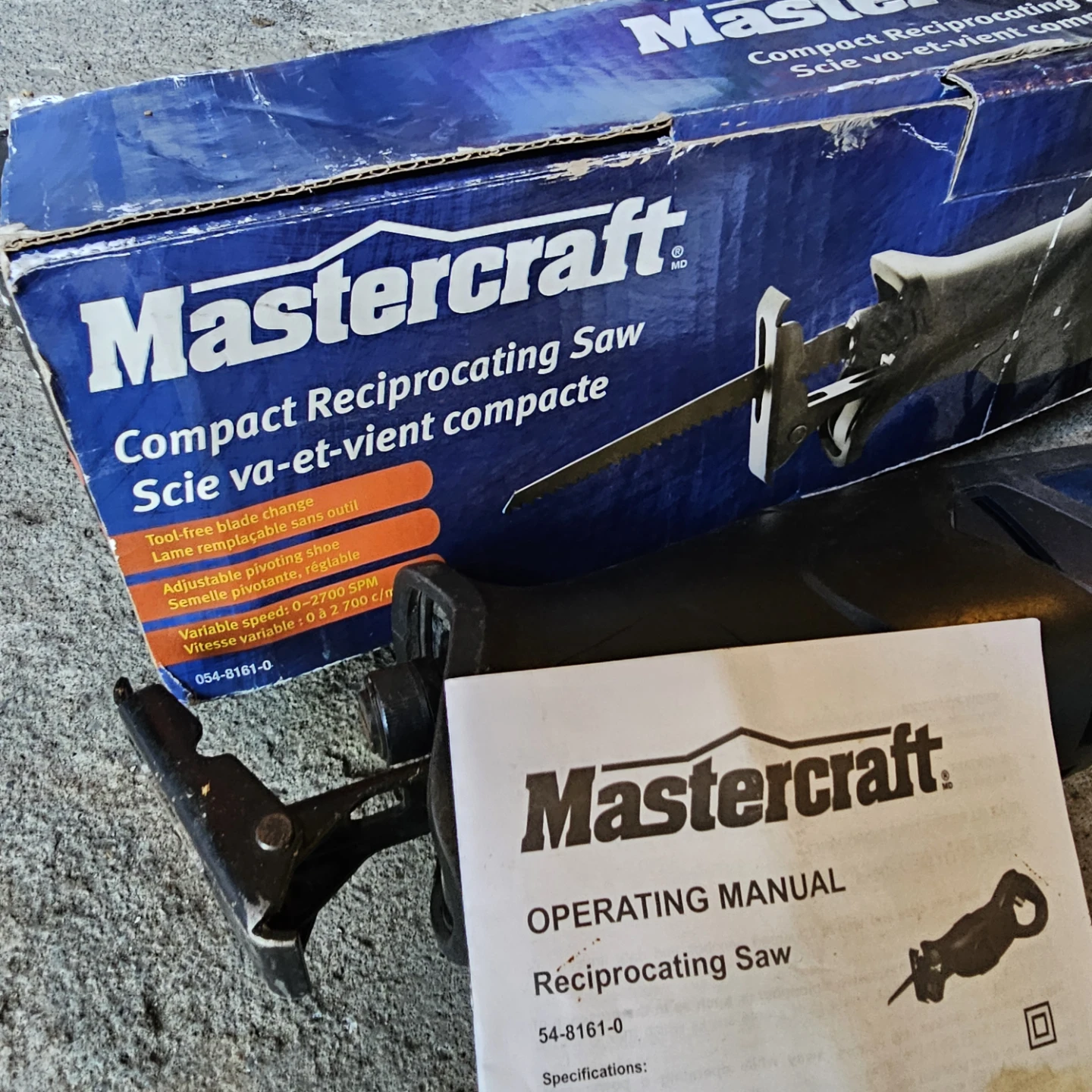 Mastercraft Compact Reciprocating Saw - photo 2