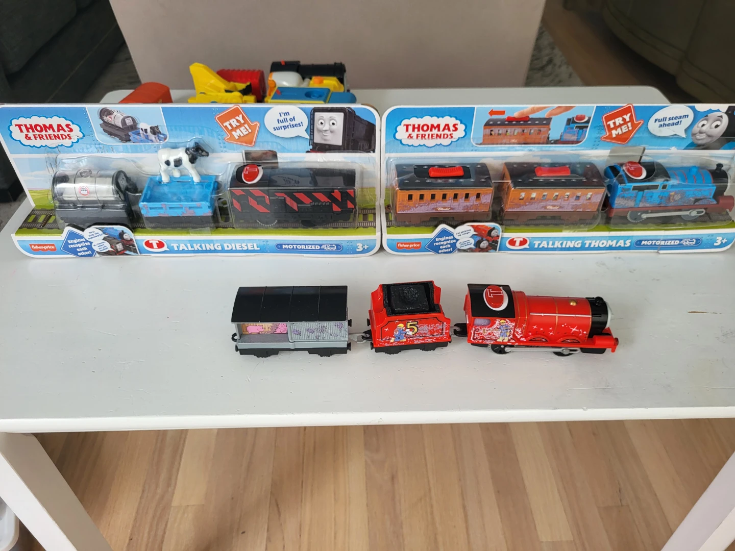Thomas & Friends Talking Diesel, Thomas & James Motorized Trains