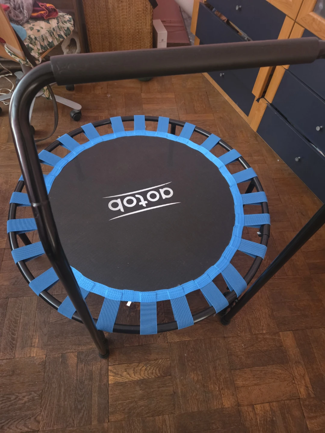 Aotob Fitness Rebounder Trampoline with Handle - photo 2