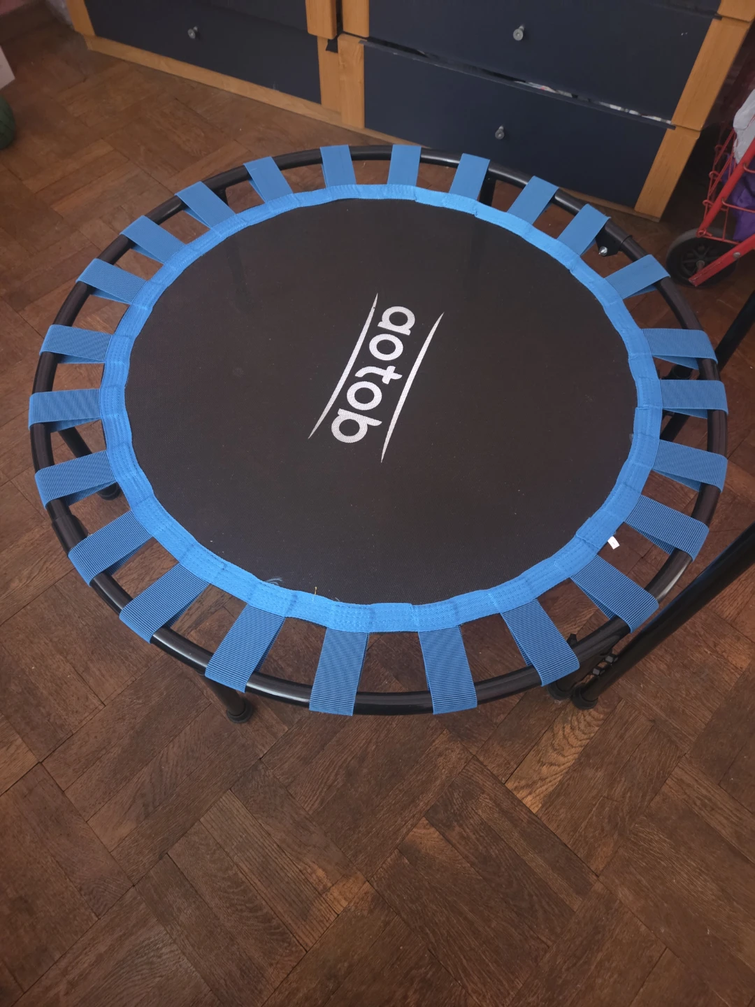 Aotob Fitness Rebounder Trampoline with Handle - photo 3