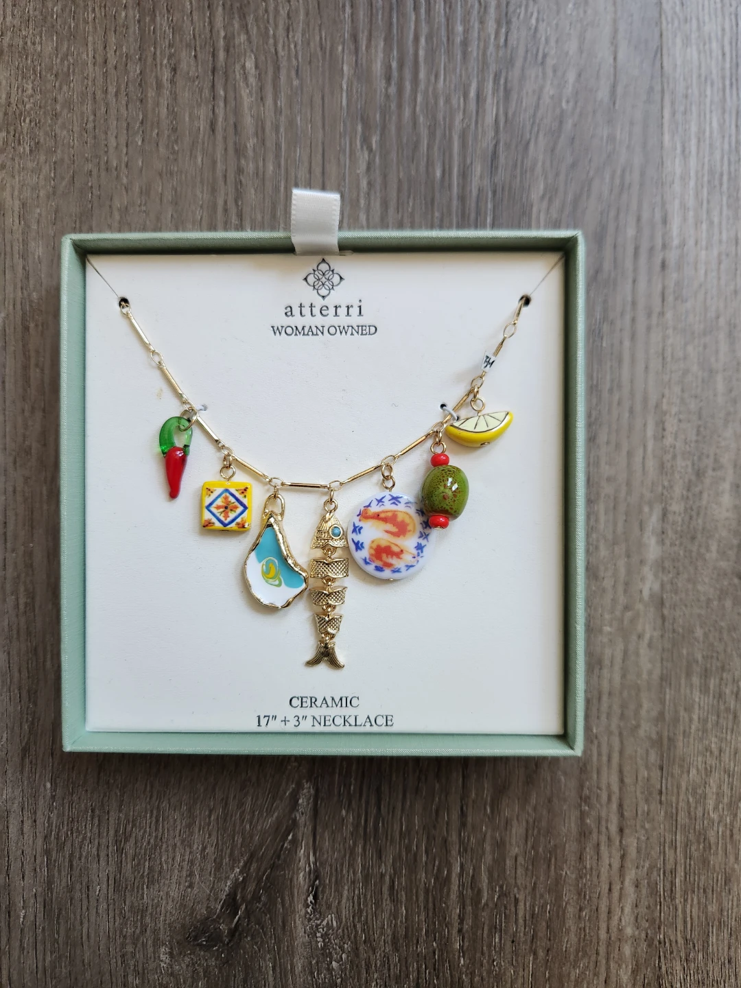 Atterri Ceramic Charm Necklace ⚽