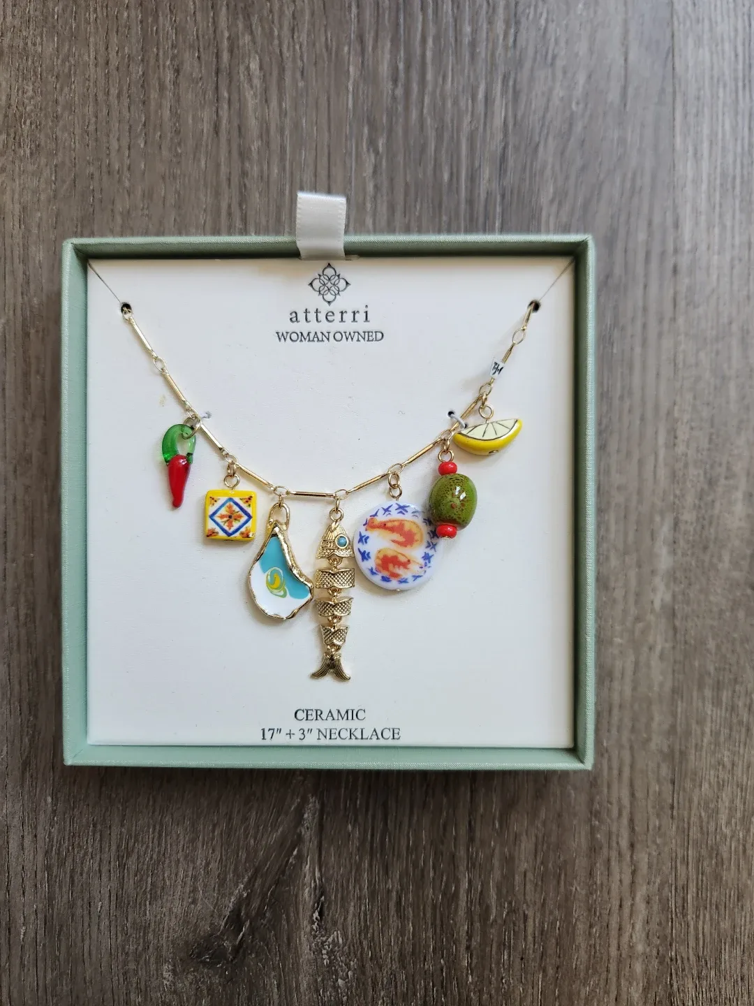 Atterri Ceramic Charm Necklace ⚽