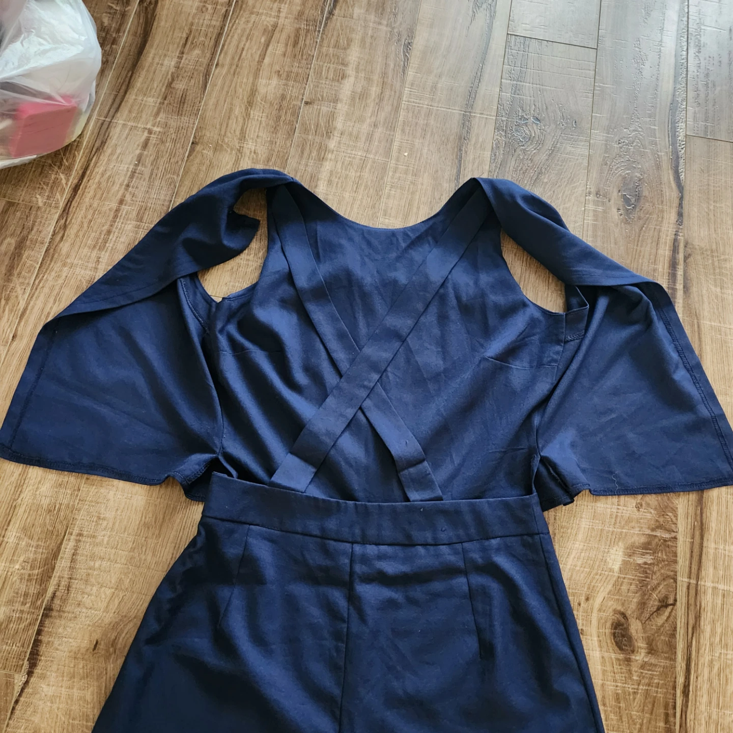 Navy Blue Wide Leg Jumpsuit - photo 2