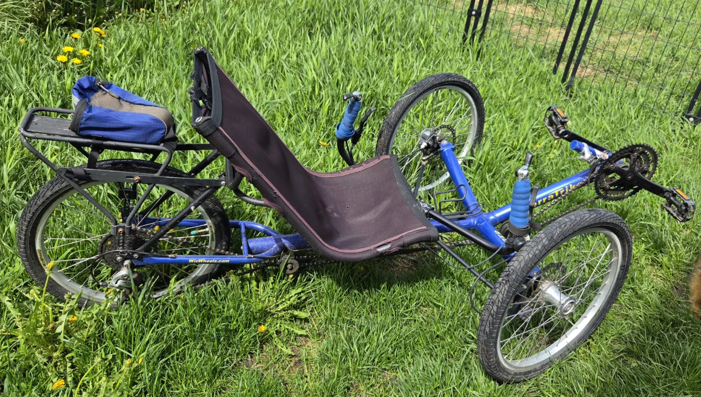 Blue TerraTrike Cruiser Recumbent Trike - photo 5