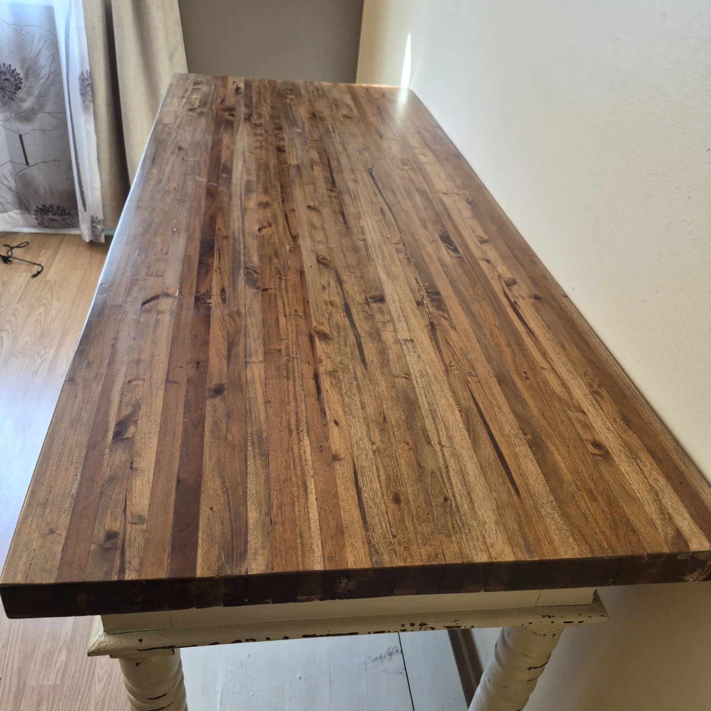 Rustic Farmhouse Kitchen Island with Drawers - photo 2