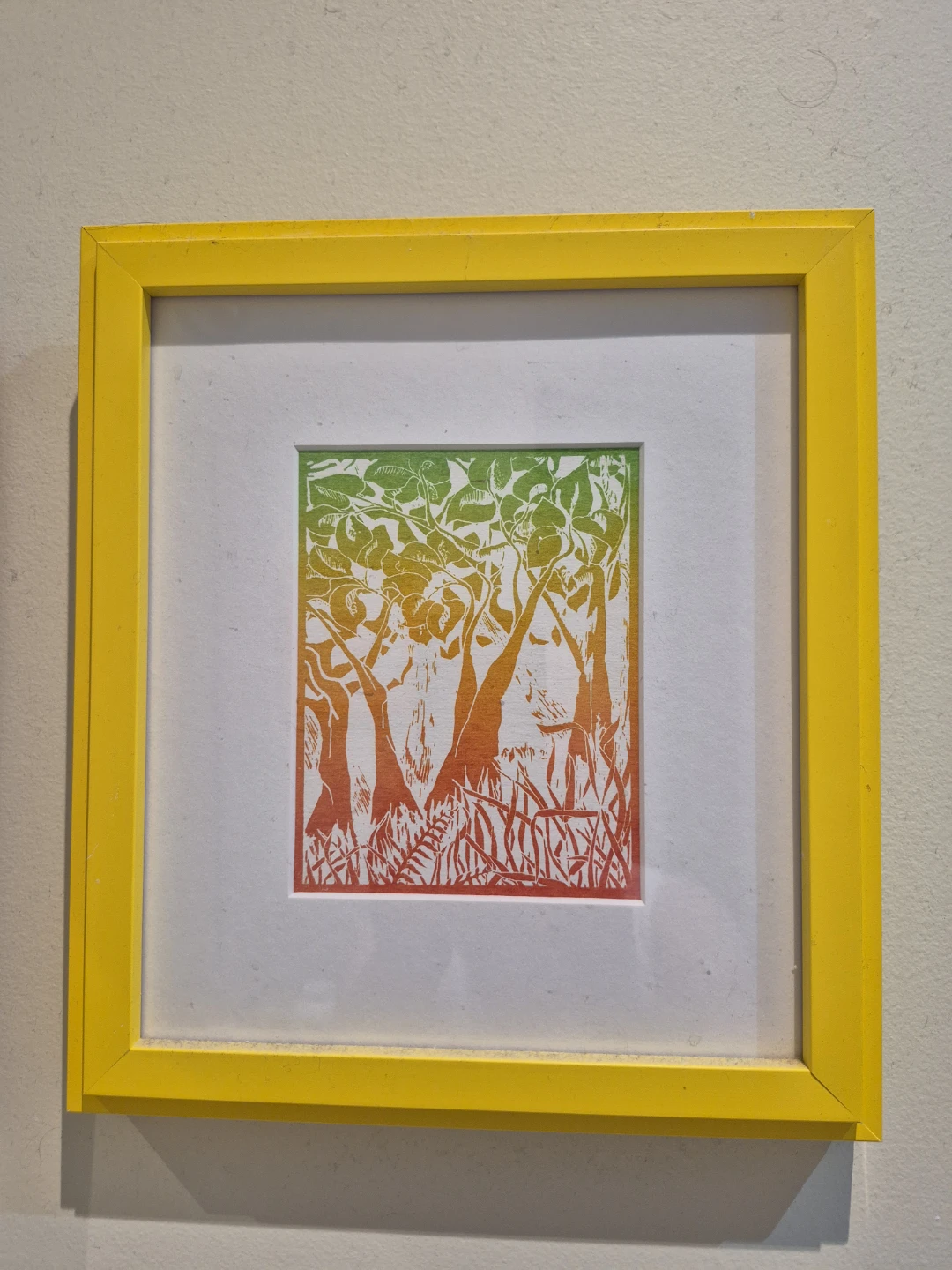 Framed Art Print - Plumeria & Trees - photo 2