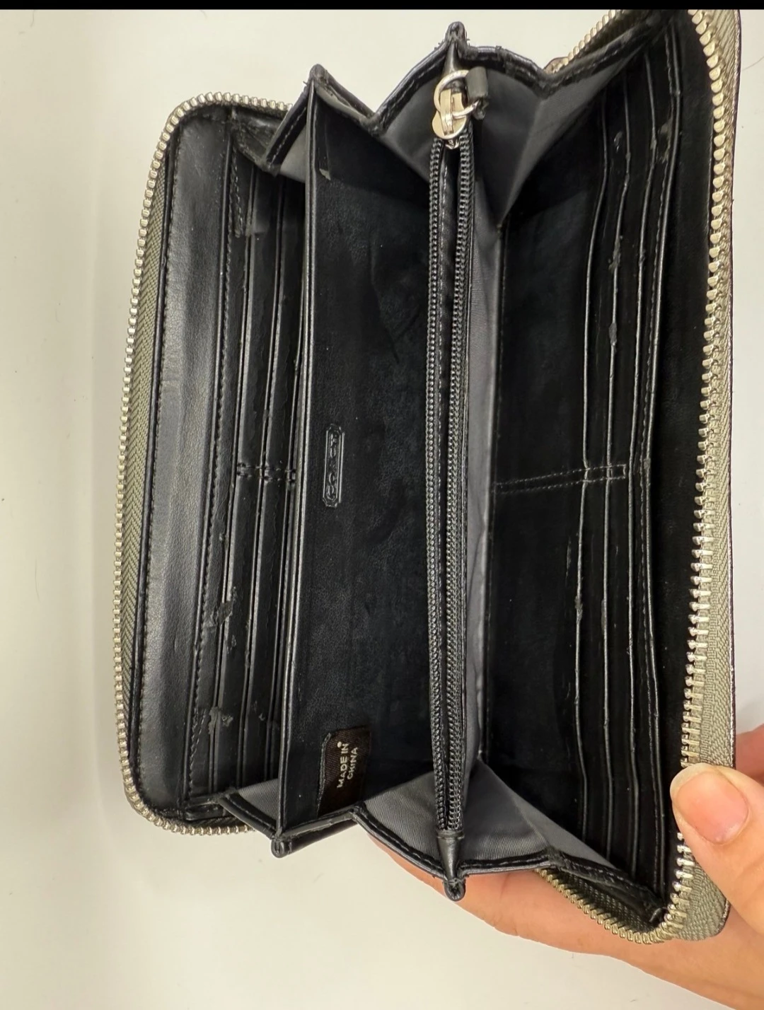 Coach Metallic Zip Around Wallet - photo 4