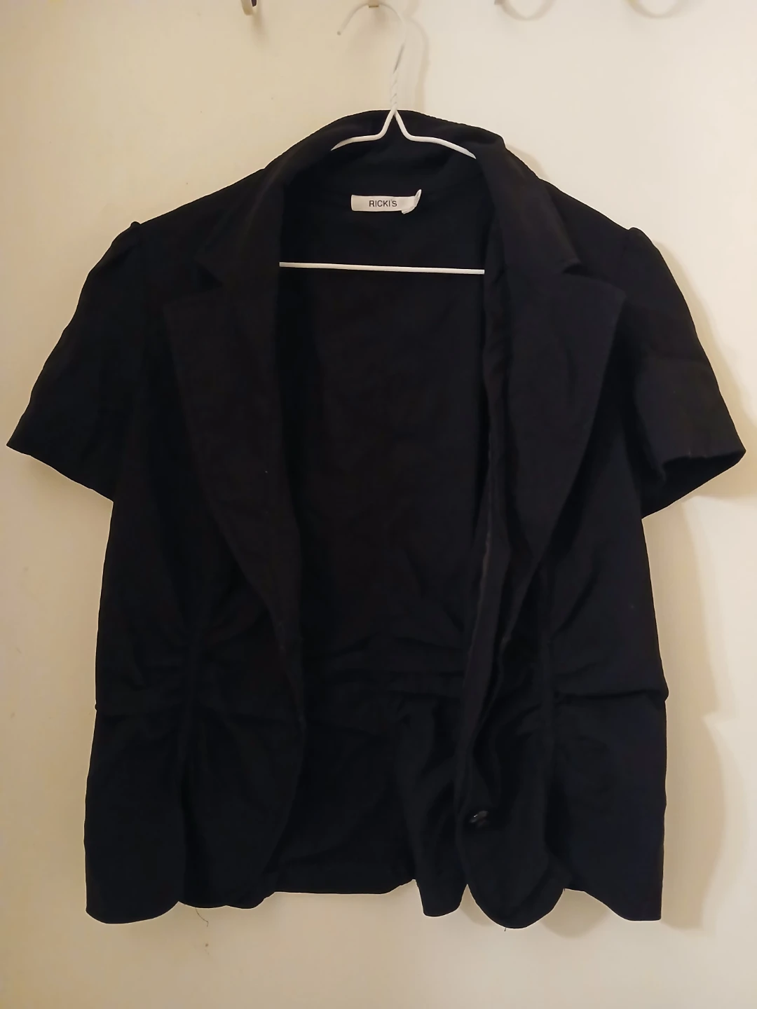 Rickis Black Short Sleeve Blazer