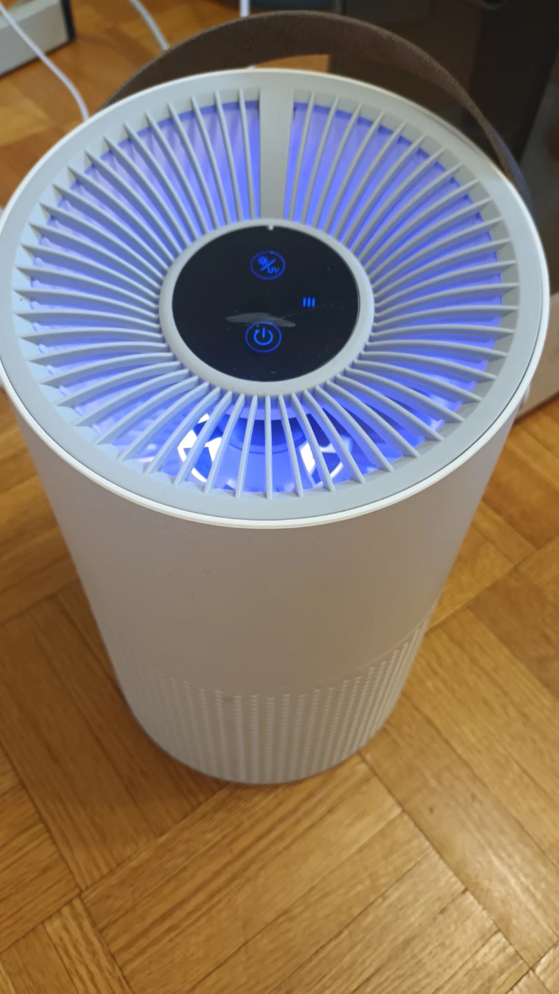 White Air Purifier with UV Light