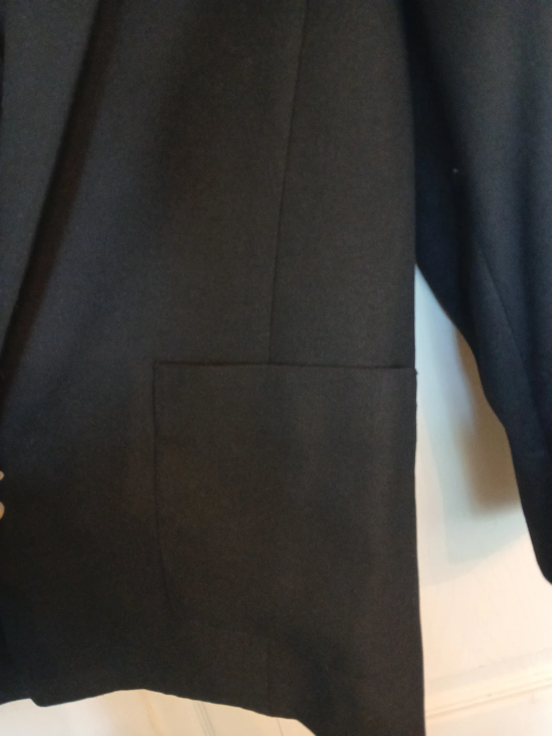 Babaton black open blazer jacket, size 4 - photo 3