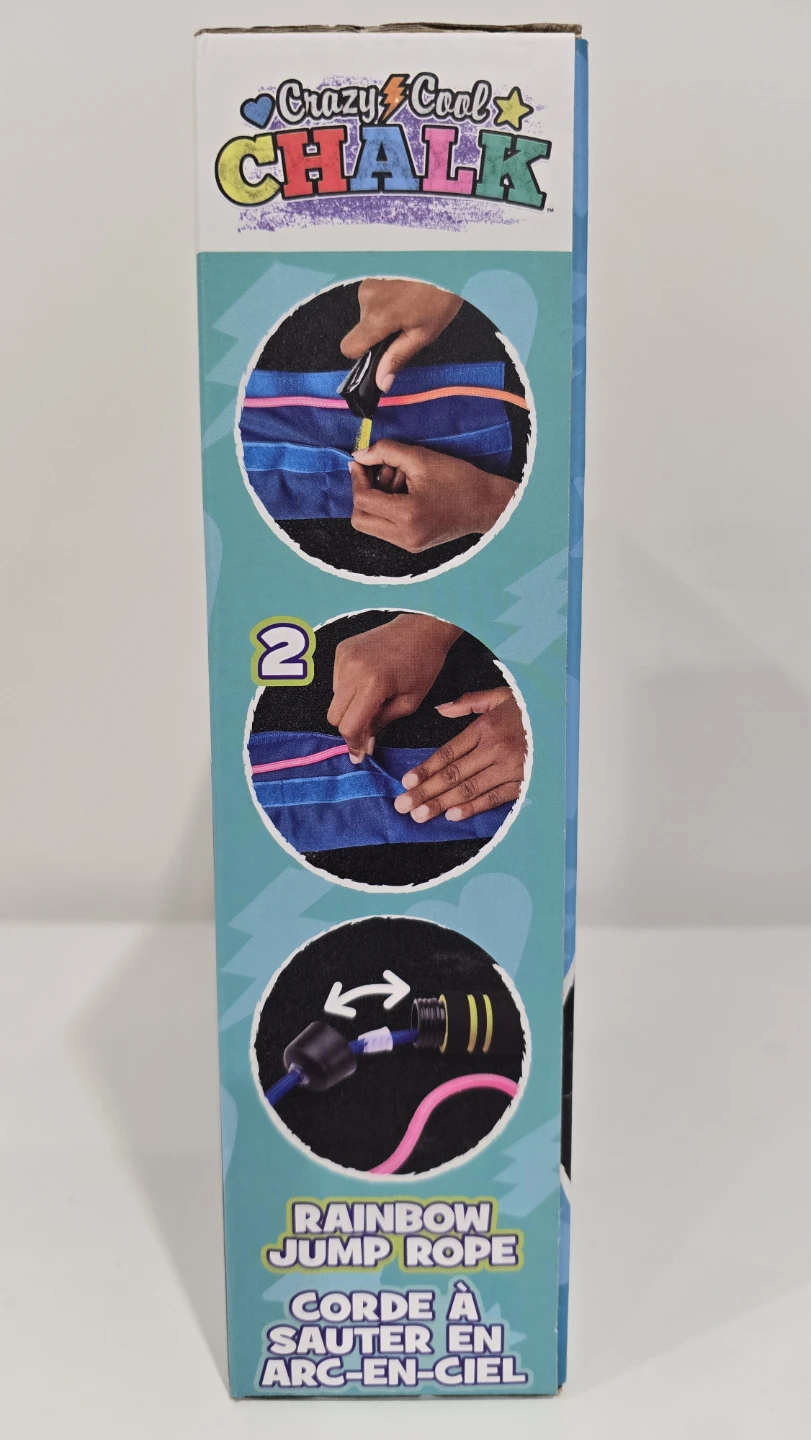 Crazy Cool Rainbow Chalk Jump Rope – New, Never Used - photo 2