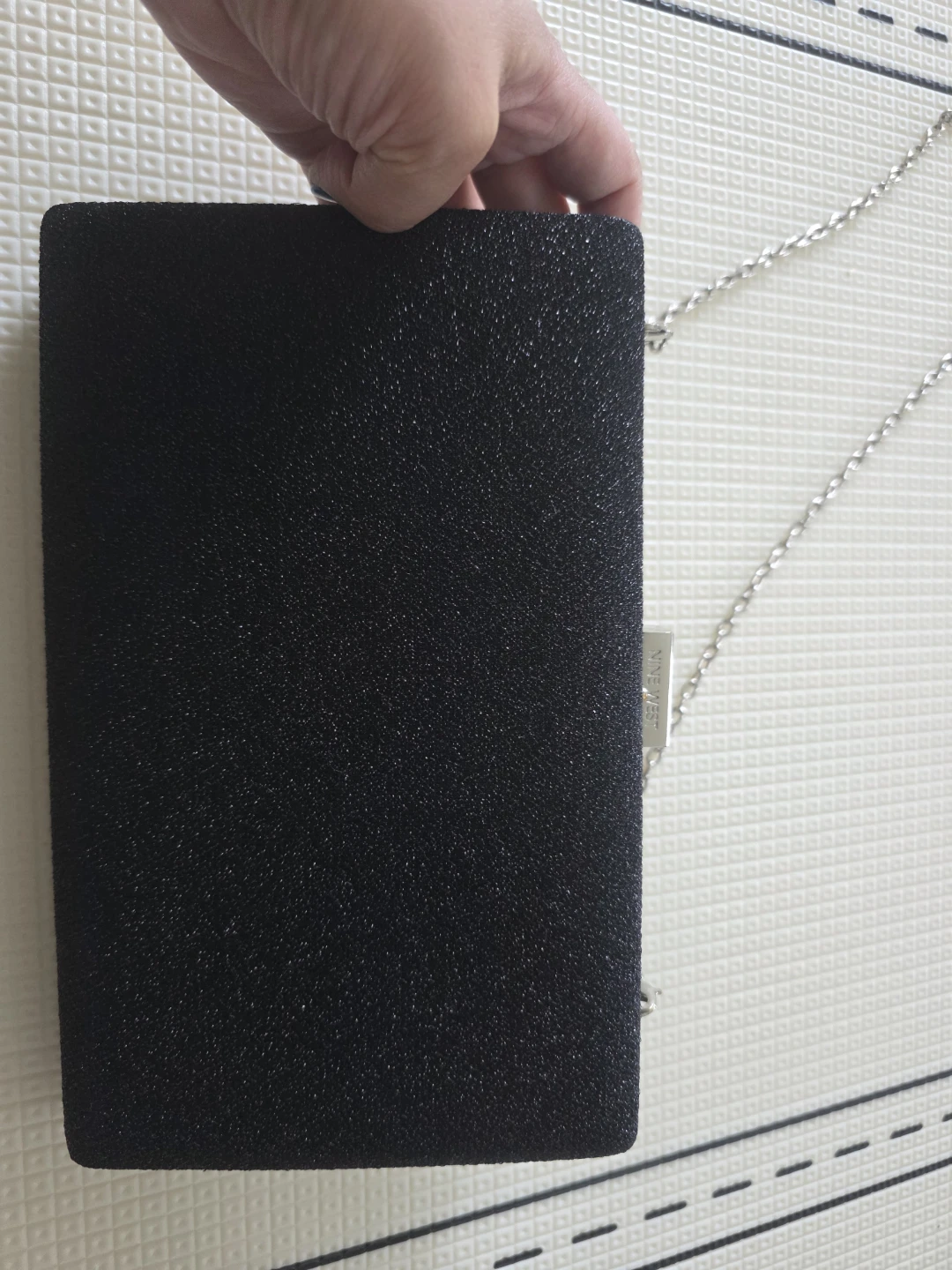 Nine West Black Sparkly Clutch Purse - photo 3