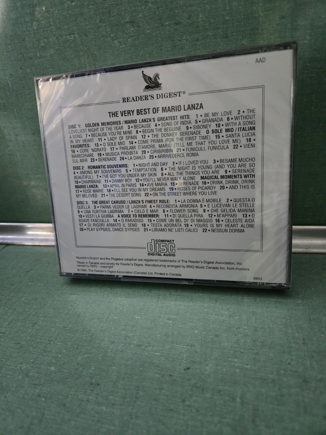 The Very Best of Mario Lanza cds - photo 2