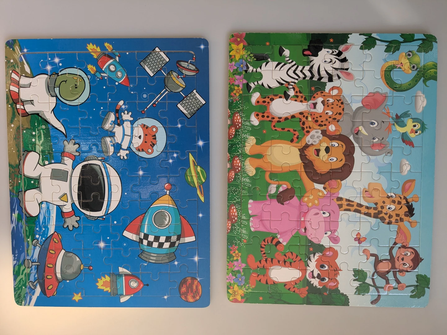Set of 6 kids wooden puzzles - photo 3