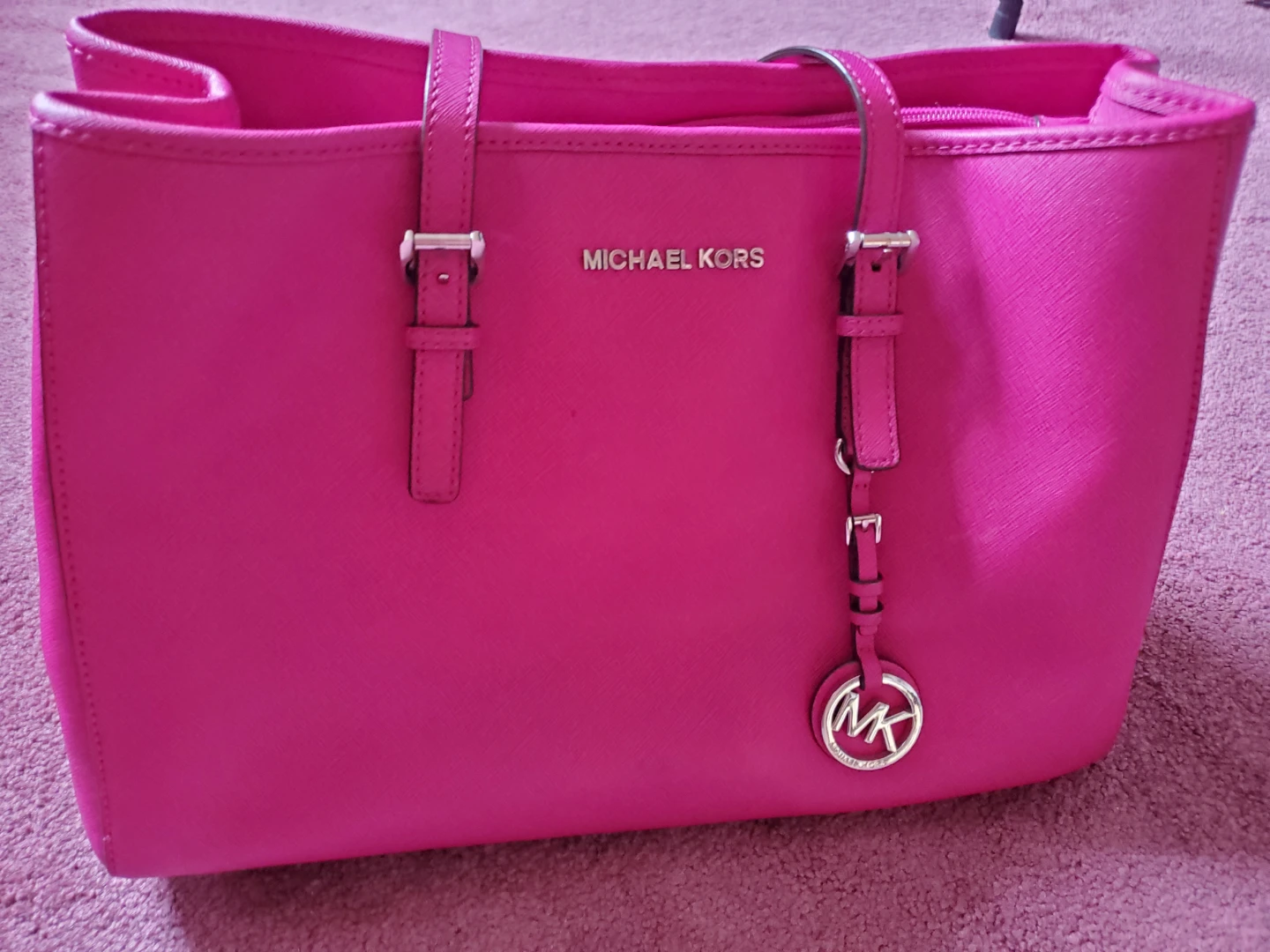 Real Michael Kors Pink Tote Bag
