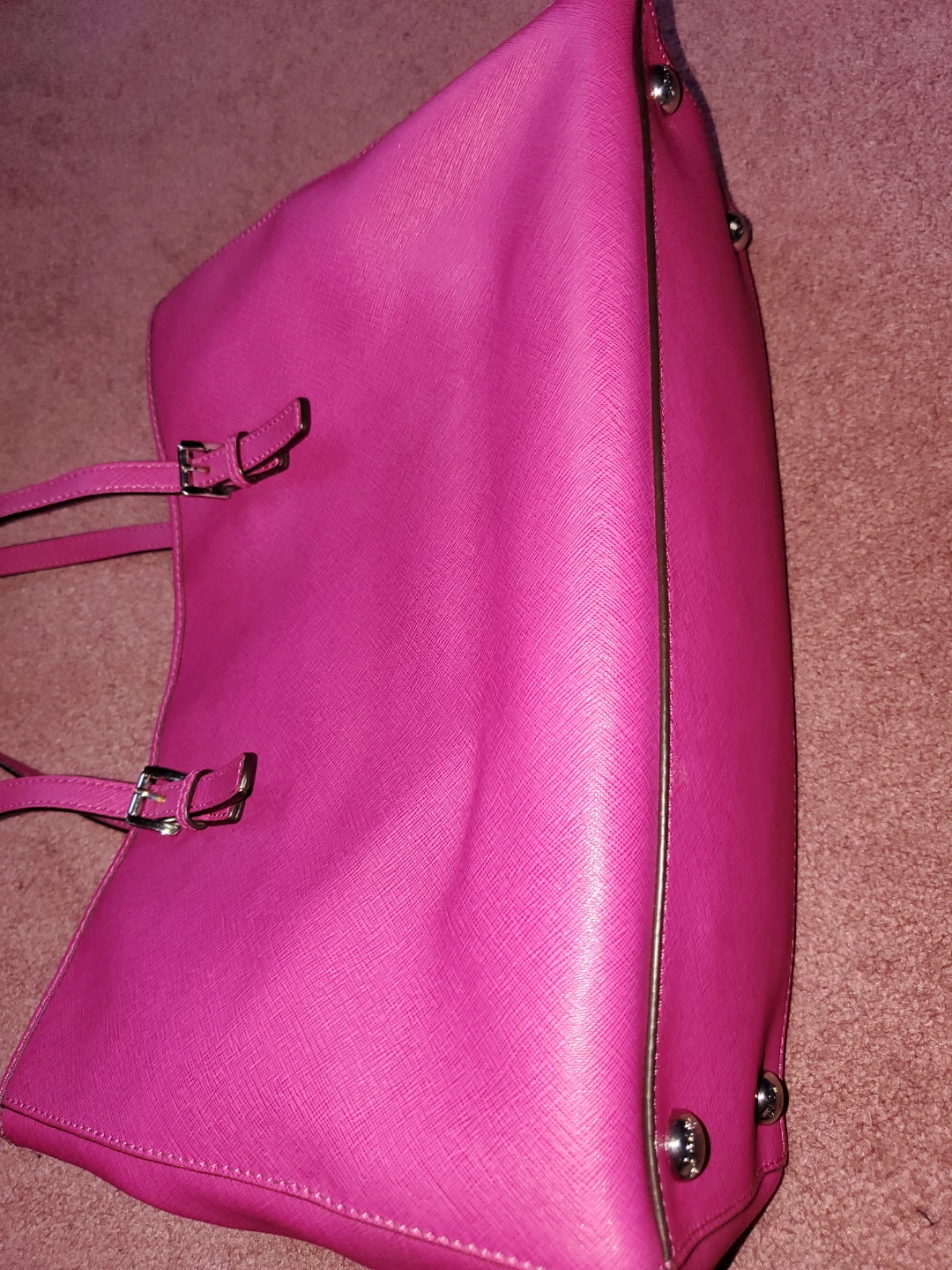 Real Michael Kors Pink Tote Bag - photo 4