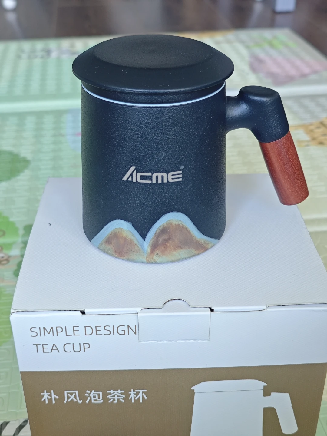 Simple Design Tea Cup with Infuser
