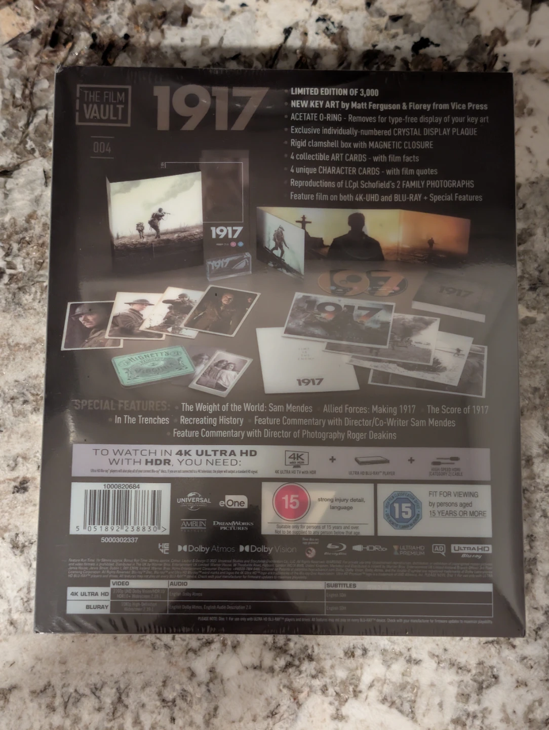 1917 The Film Vault 004 4K UHD & Blu-Ray Limited Edition - photo 3