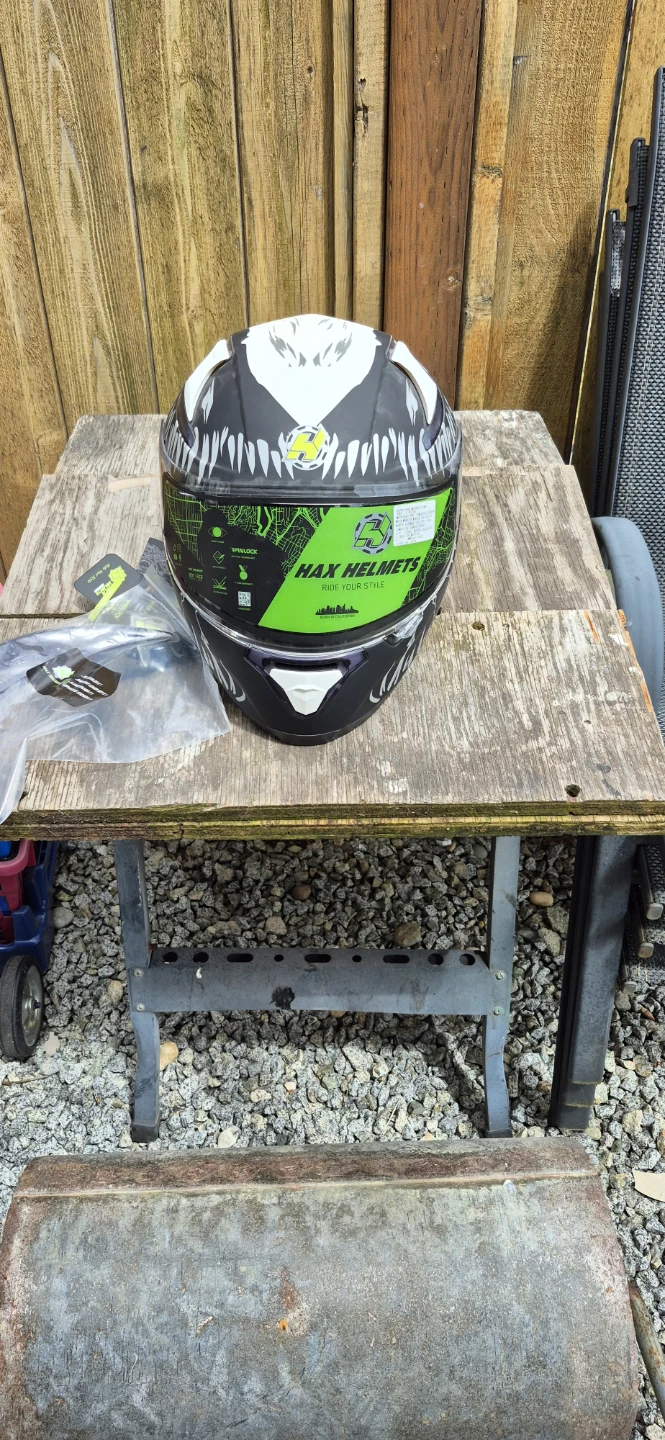 Full face motorcycle helmet - photo 3