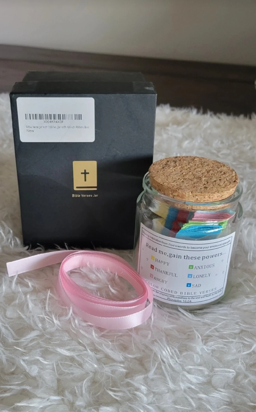 Bible Verse Jar - 120 Colour-Coded Scripture Cards ⚽ - photo 2