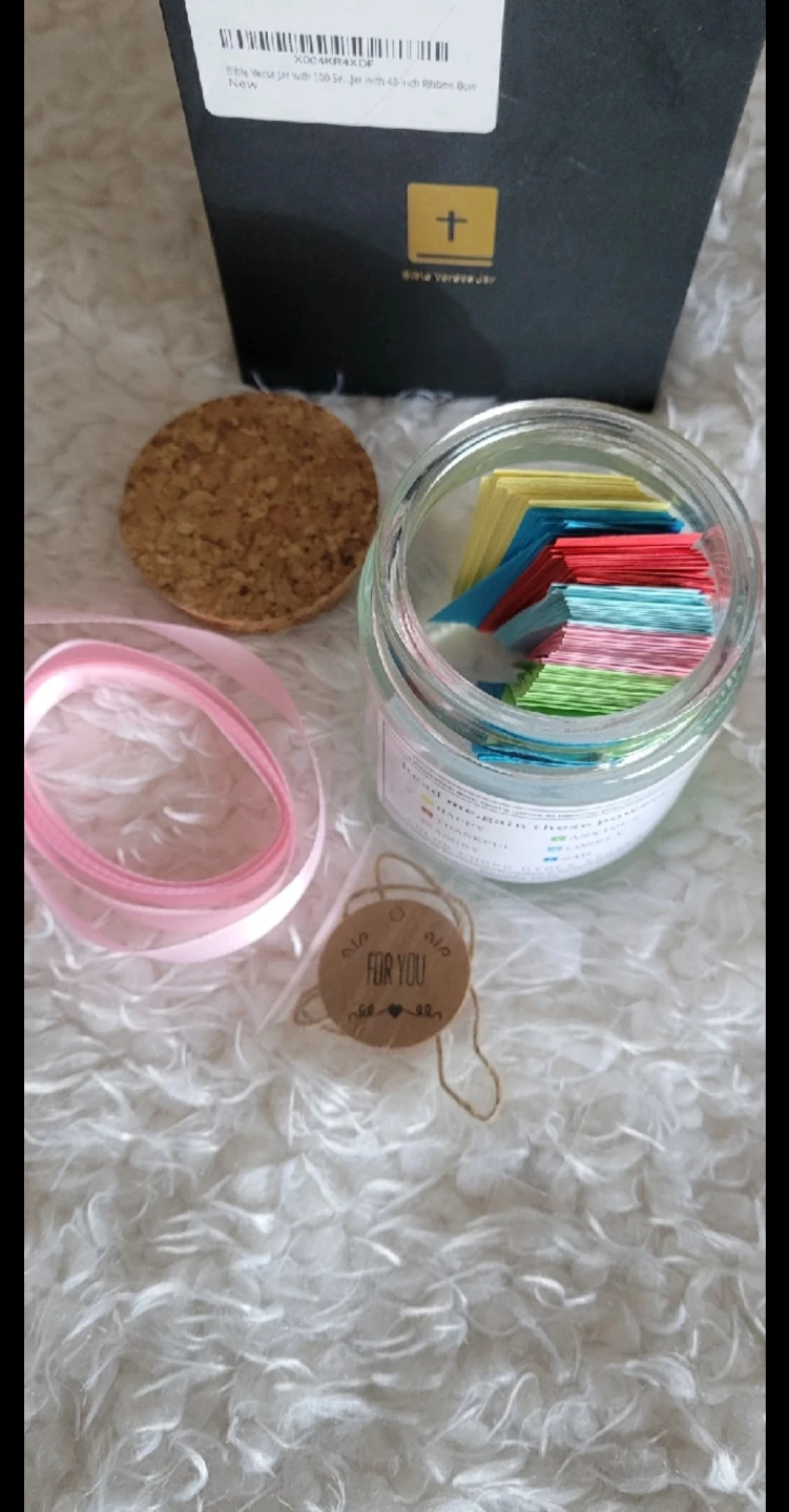 Bible Verse Jar - 120 Colour-Coded Scripture Cards ⚽ - photo 3