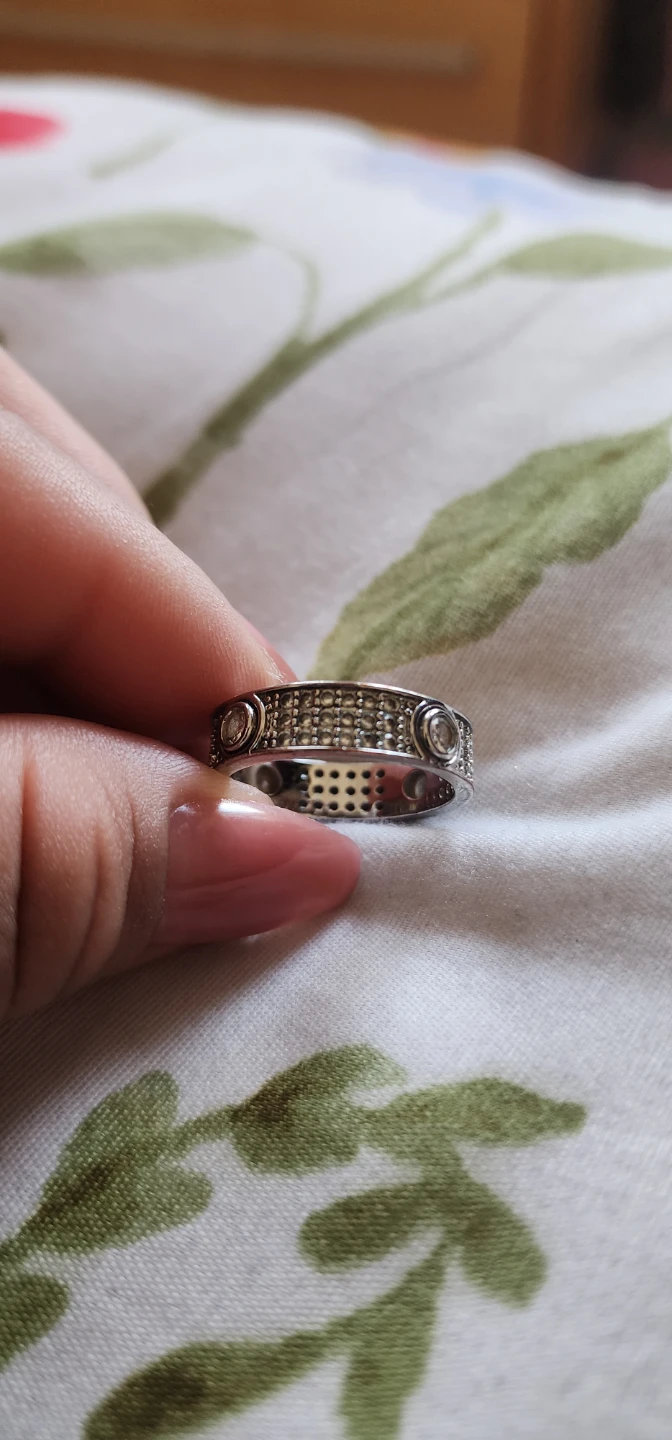 Silver tone fashion Ring
