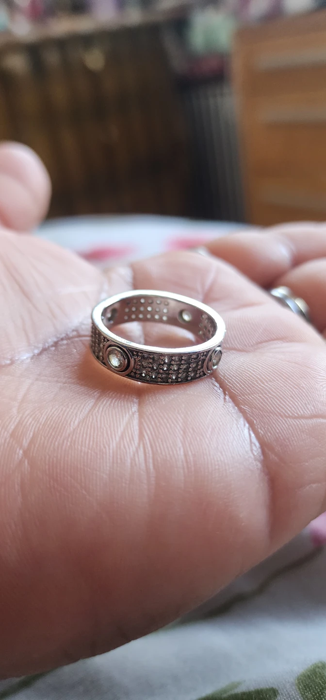 Silver tone fashion Ring - photo 5