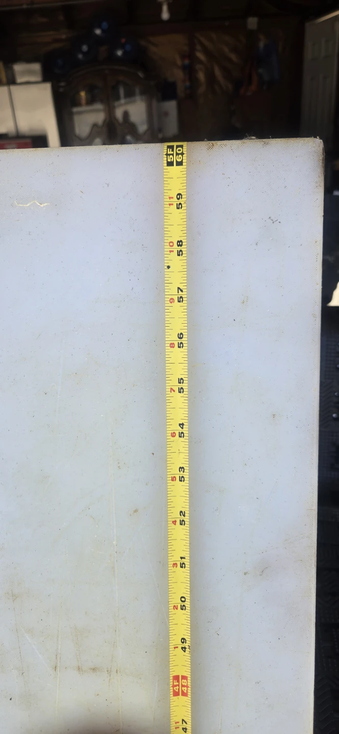 Large White Plastic cutting board - photo 2