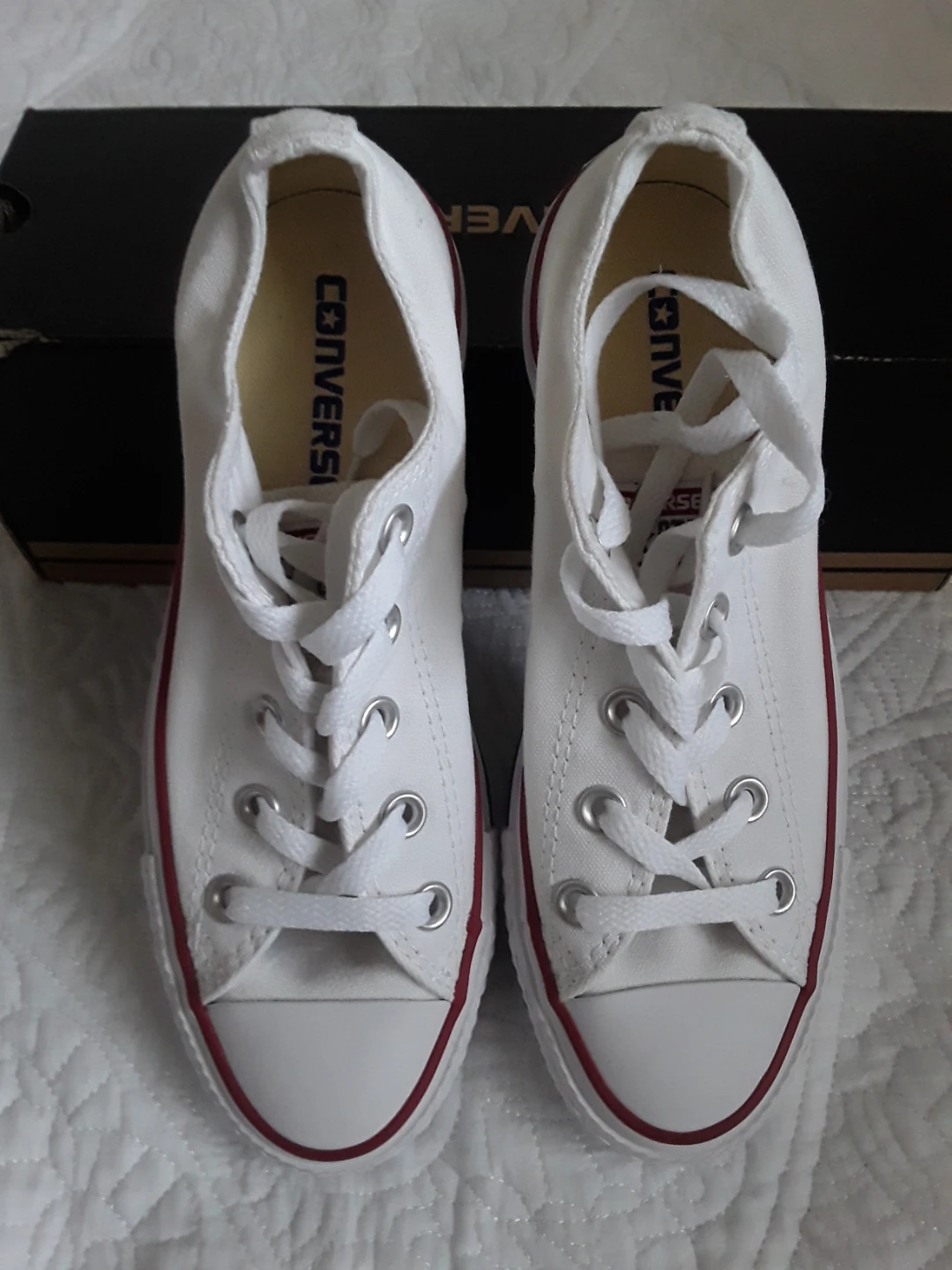 New Converse All Star White Canvas Low Top Sneakers - photo 2