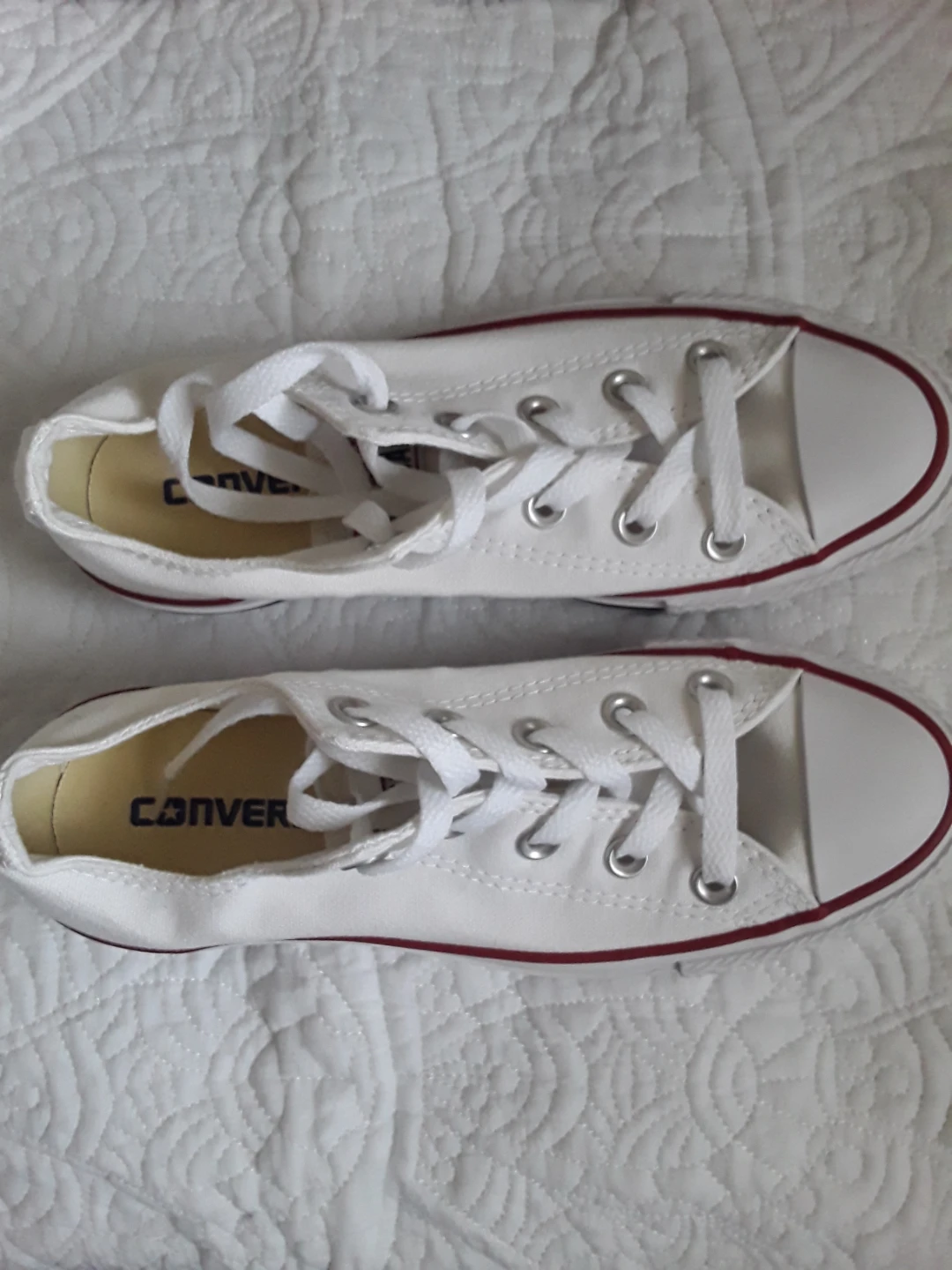 New Converse All Star White Canvas Low Top Sneakers - photo 3
