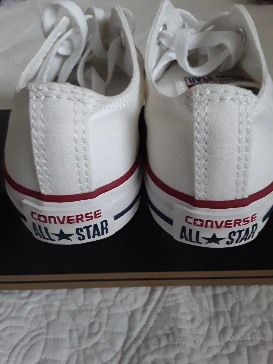 New Converse All Star White Canvas Low Top Sneakers - photo 5