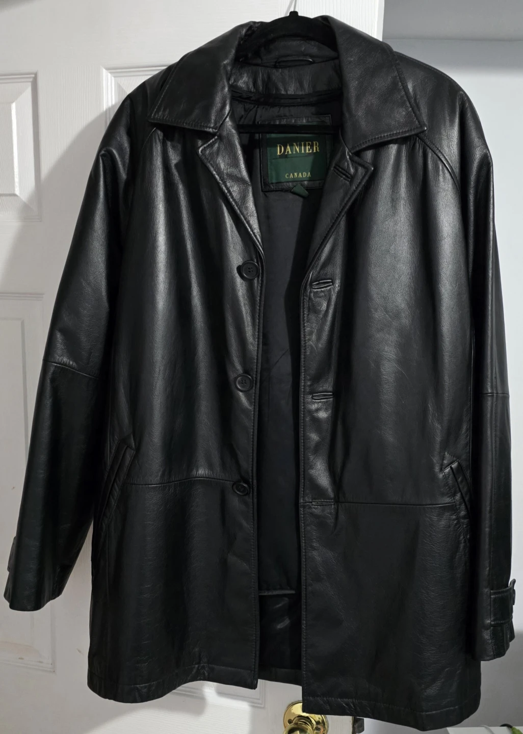 DANIER Black Genuine Leather Jacket